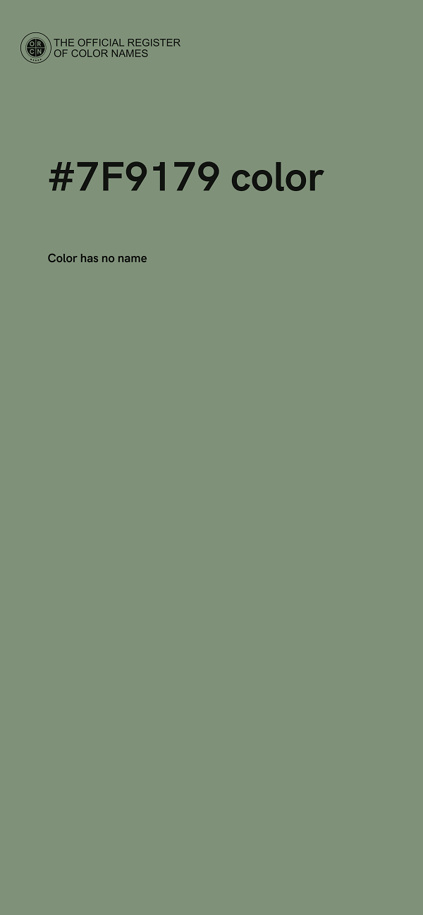 #7F9179 color image