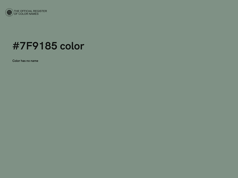 #7F9185 color image