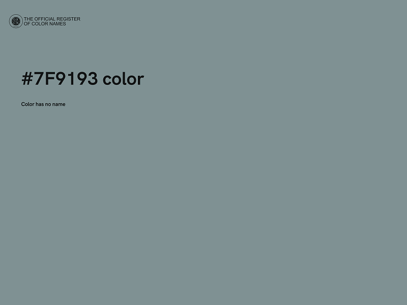 #7F9193 color image