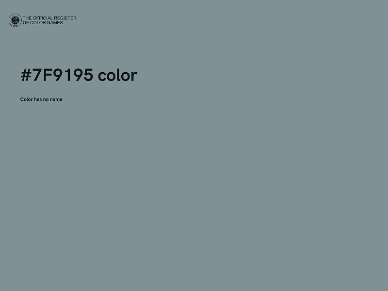 #7F9195 color image