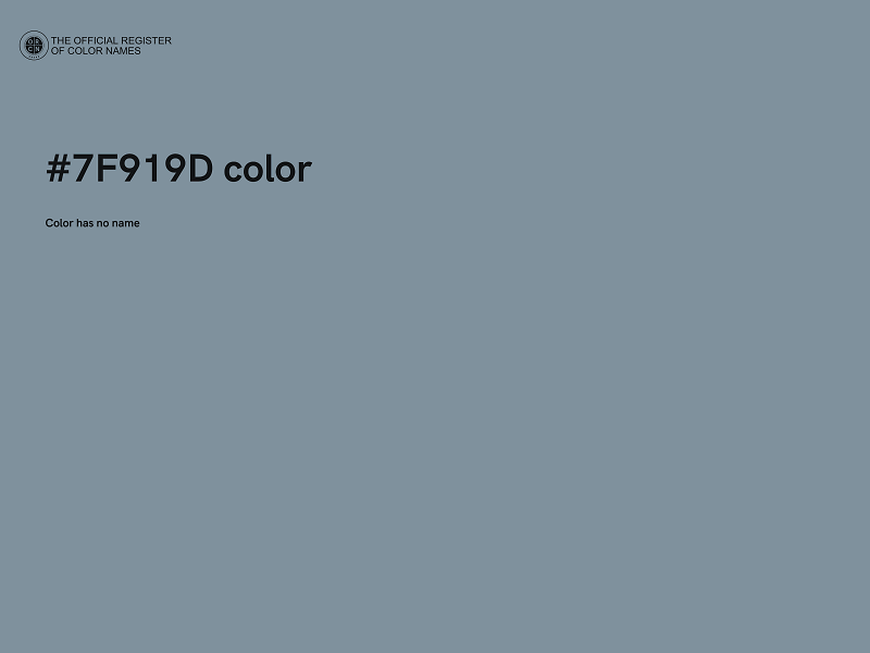 #7F919D color image