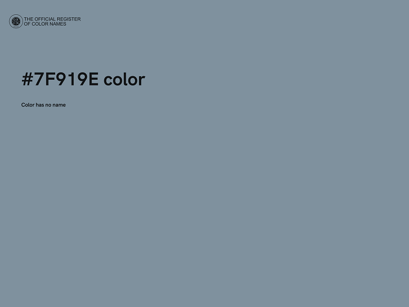 #7F919E color image