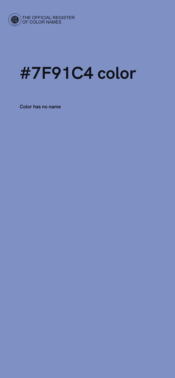 #7F91C4 color image