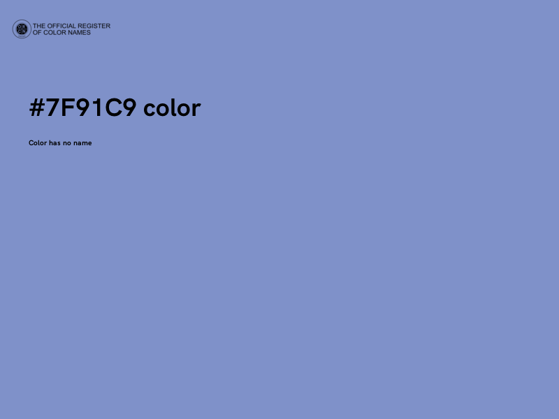 #7F91C9 color image