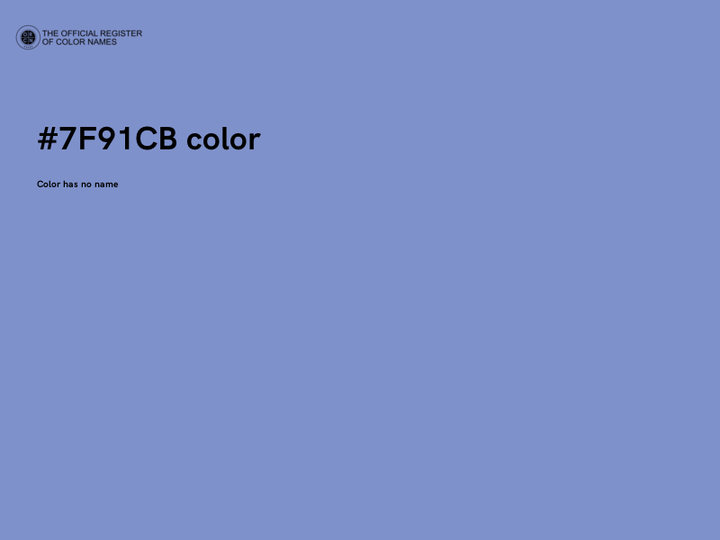 #7F91CB color image