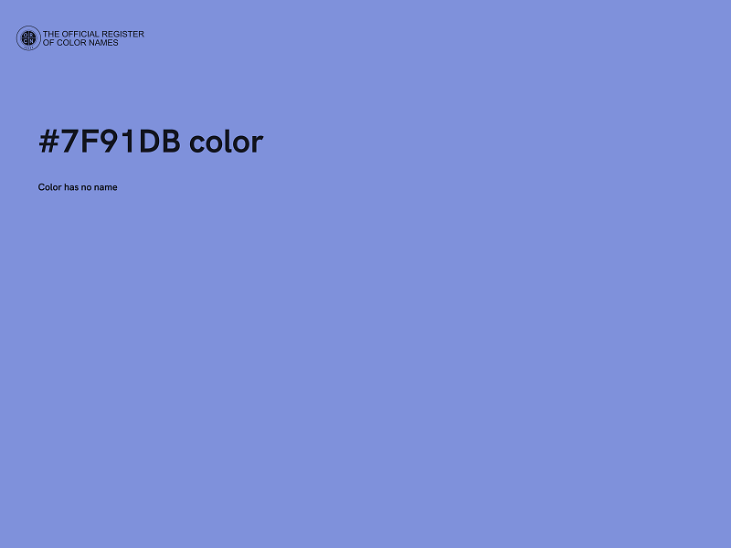 #7F91DB color image