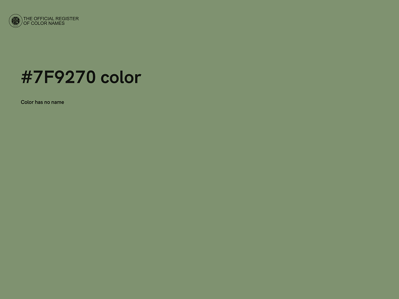 #7F9270 color image