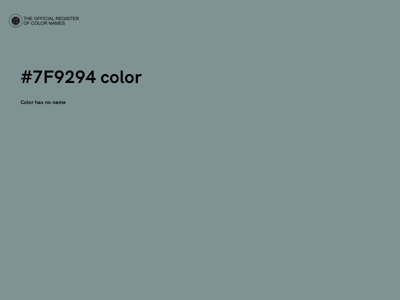 #7F9294 color image
