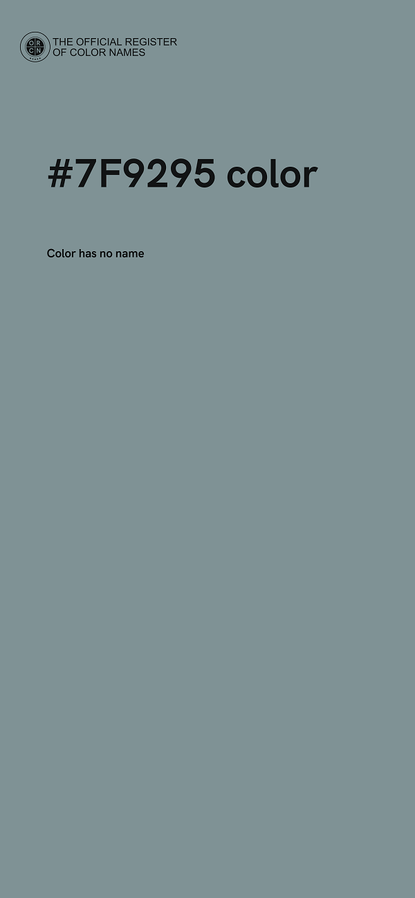 #7F9295 color image