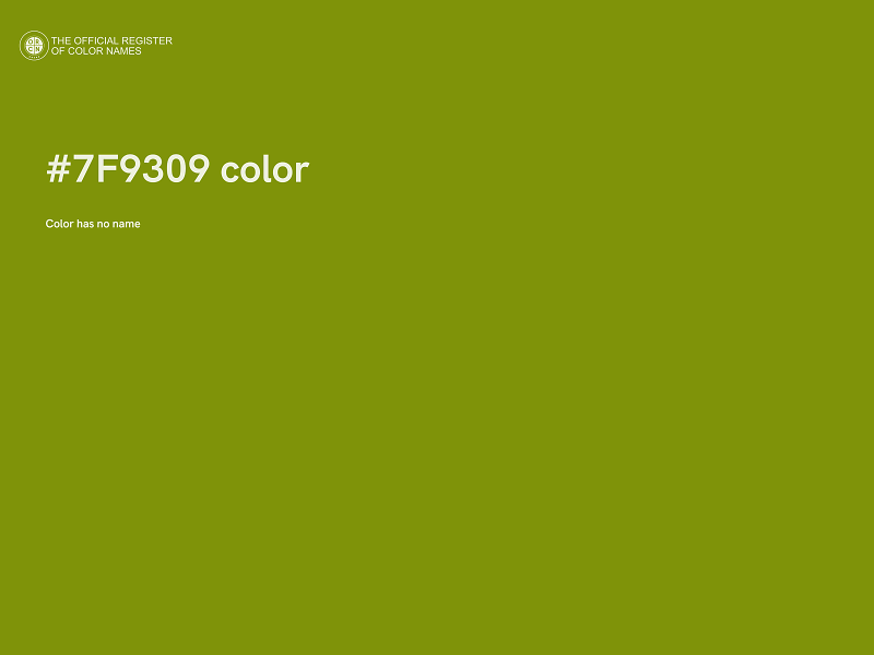 #7F9309 color image