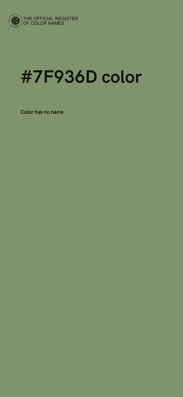 #7F936D color image