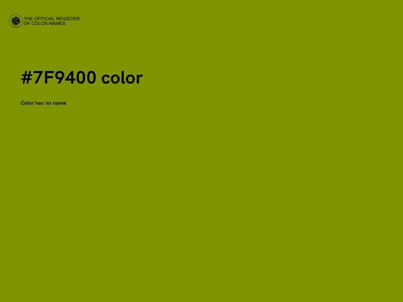 #7F9400 color image