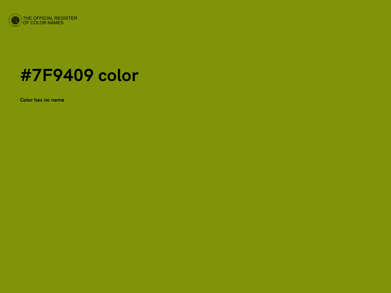 #7F9409 color image