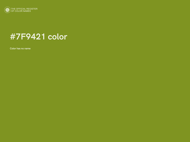 #7F9421 color image