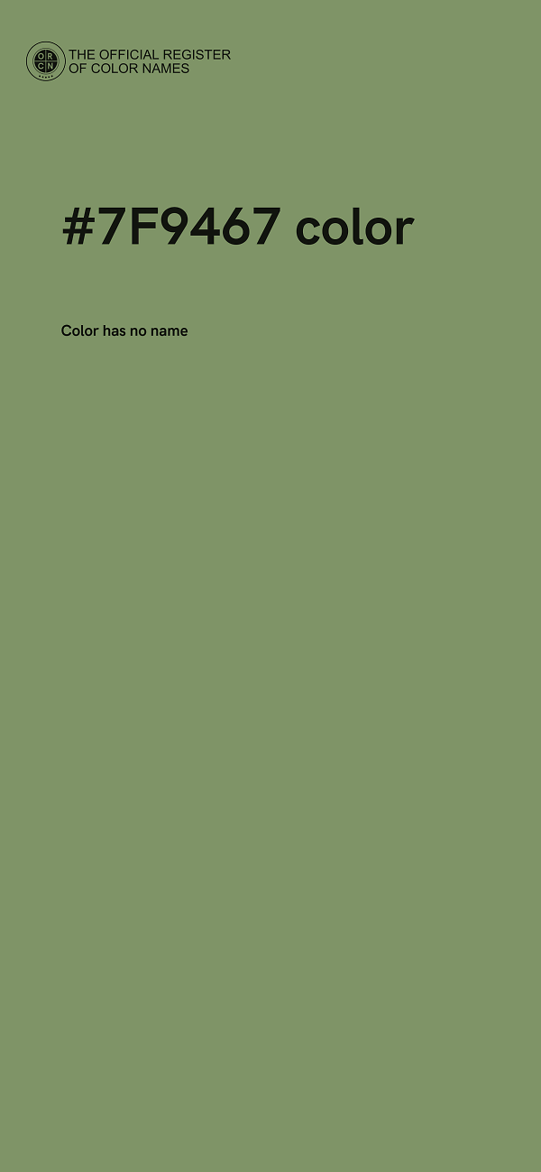 #7F9467 color image