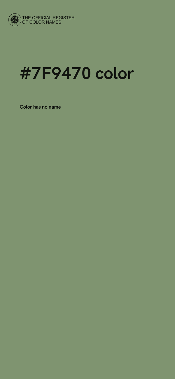 #7F9470 color image