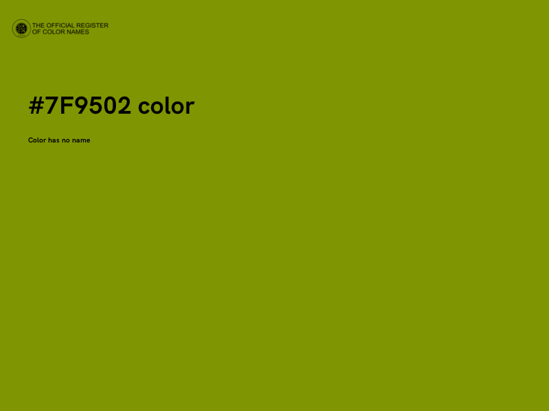 #7F9502 color image