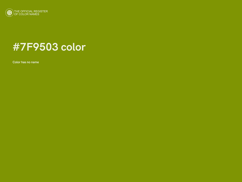 #7F9503 color image