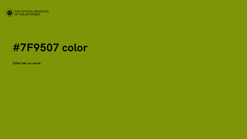 #7F9507 color image