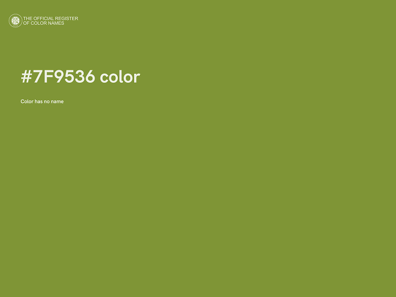 #7F9536 color image