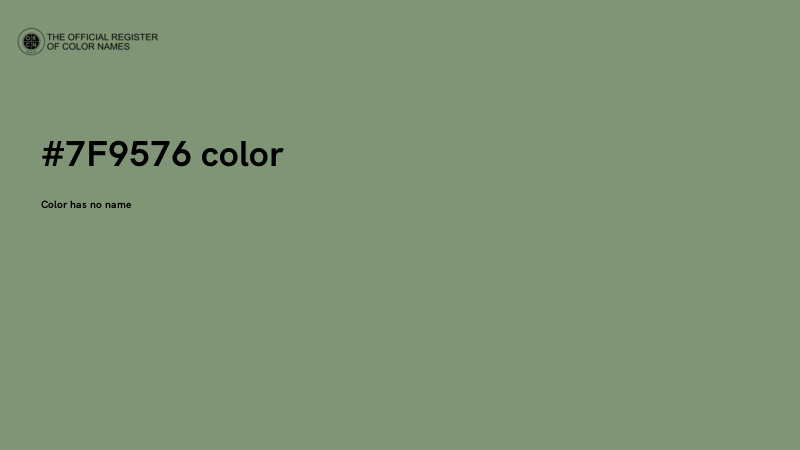 #7F9576 color image