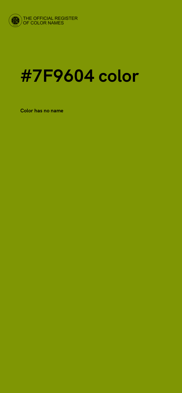 #7F9604 color image
