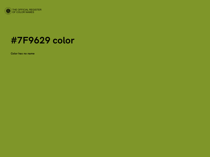 #7F9629 color image