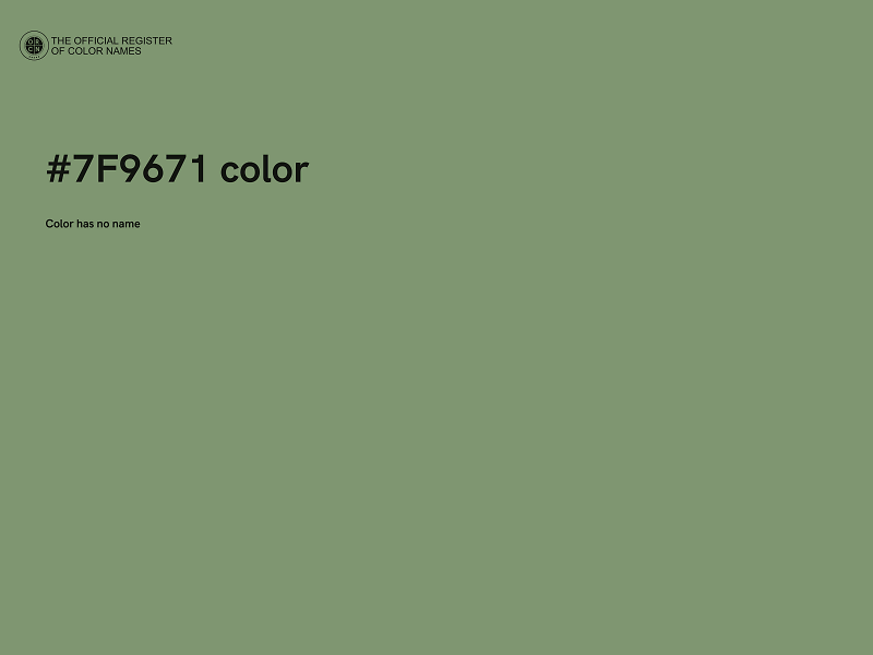 #7F9671 color image