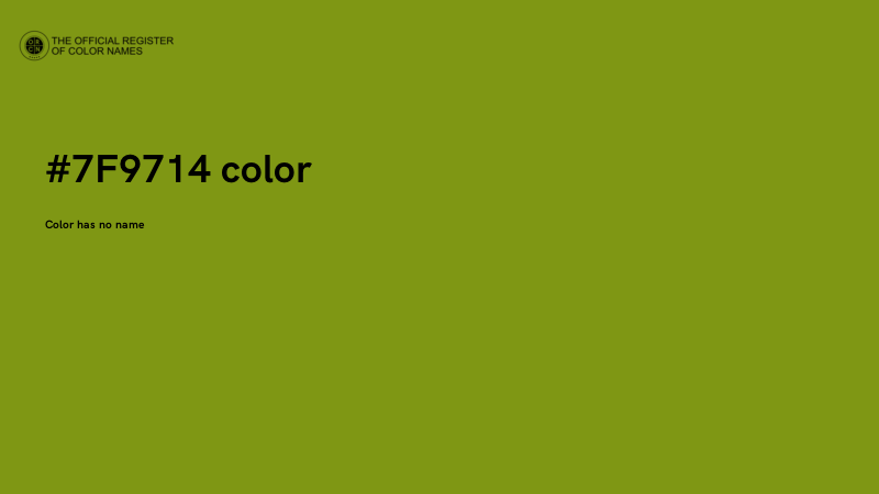 #7F9714 color image