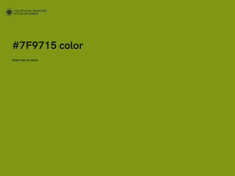#7F9715 color image