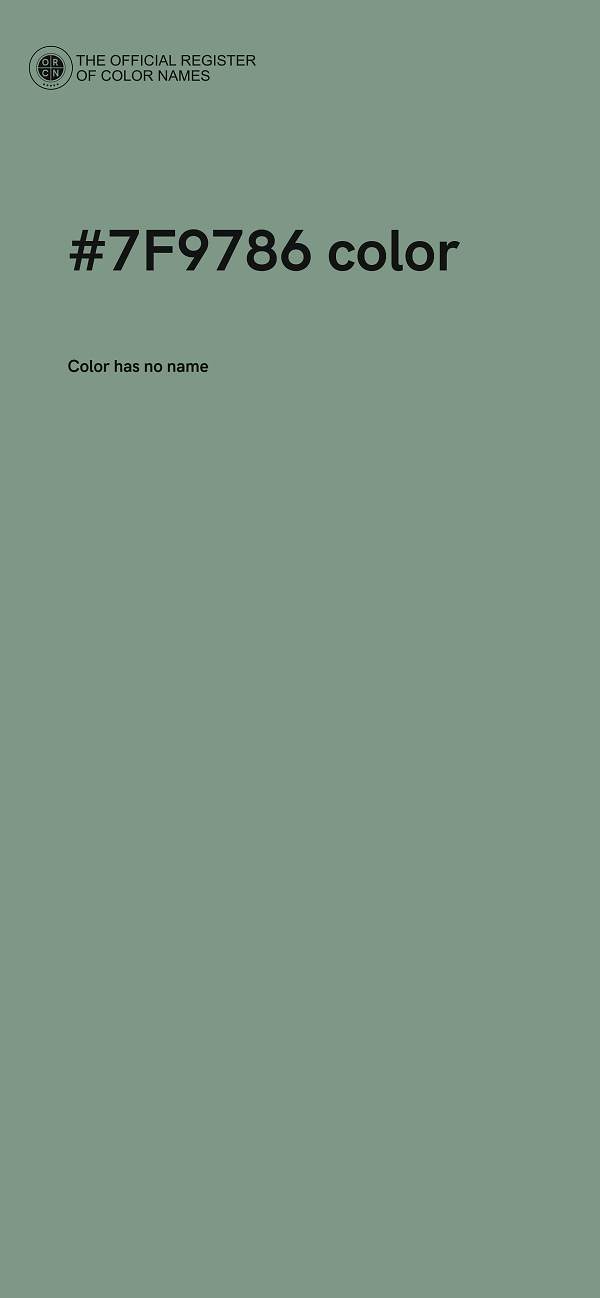 #7F9786 color image