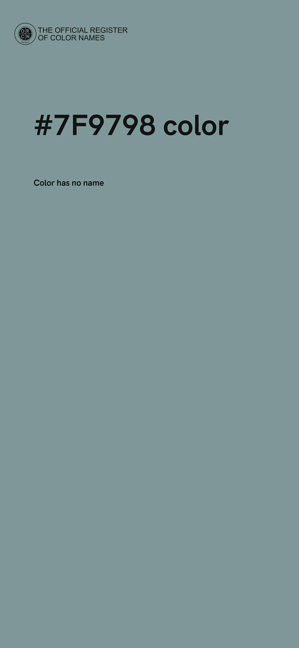 #7F9798 color image