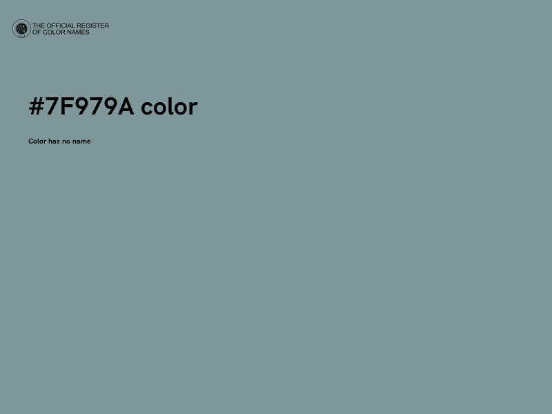 #7F979A color image