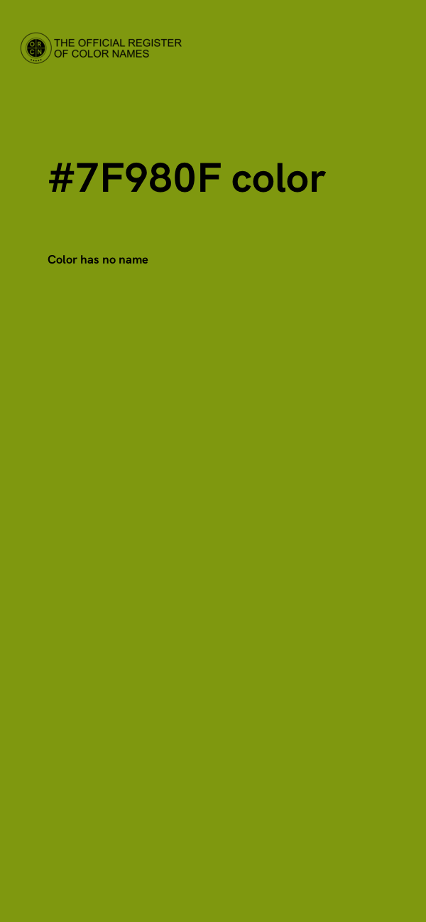 #7F980F color image
