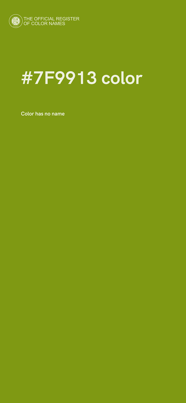 #7F9913 color image