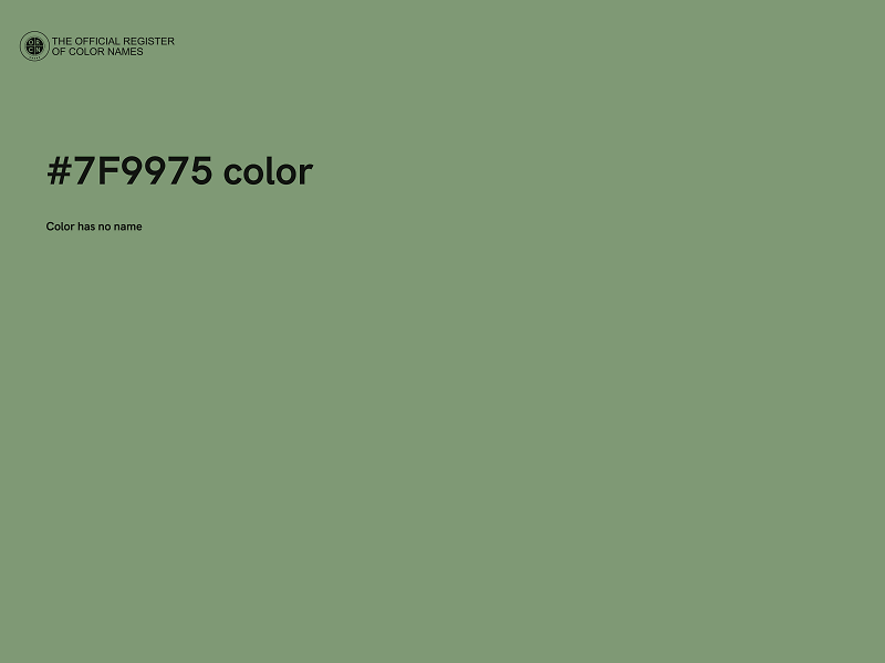 #7F9975 color image