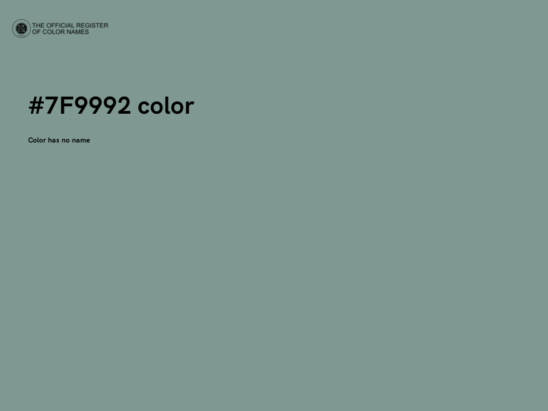 #7F9992 color image