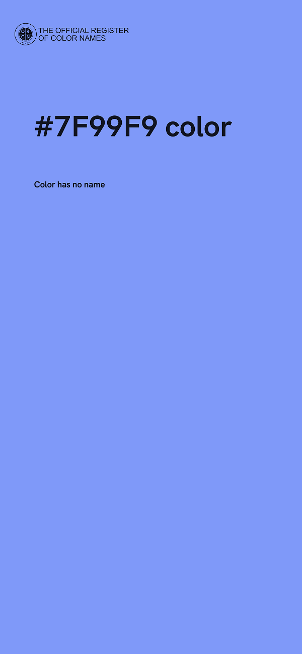 #7F99F9 color image