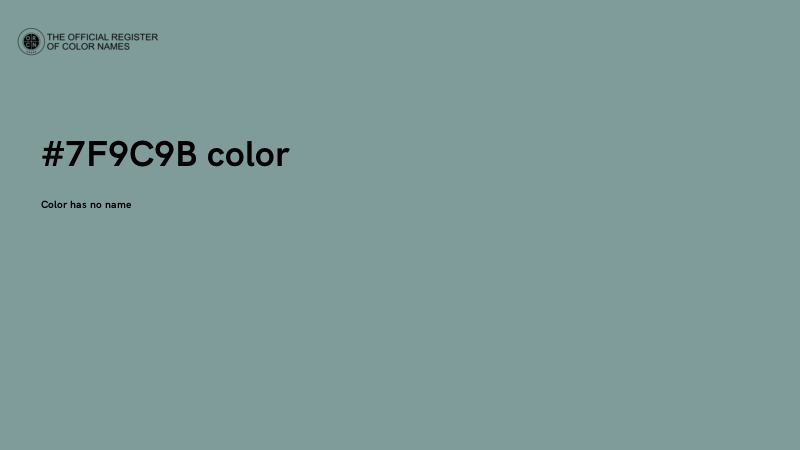 #7F9C9B color image