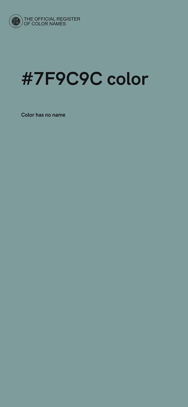 #7F9C9C color image
