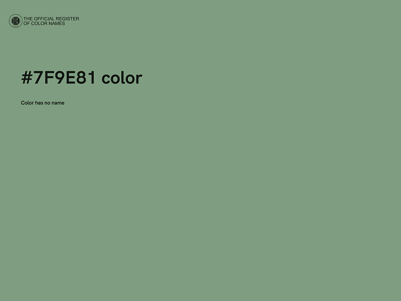 #7F9E81 color image