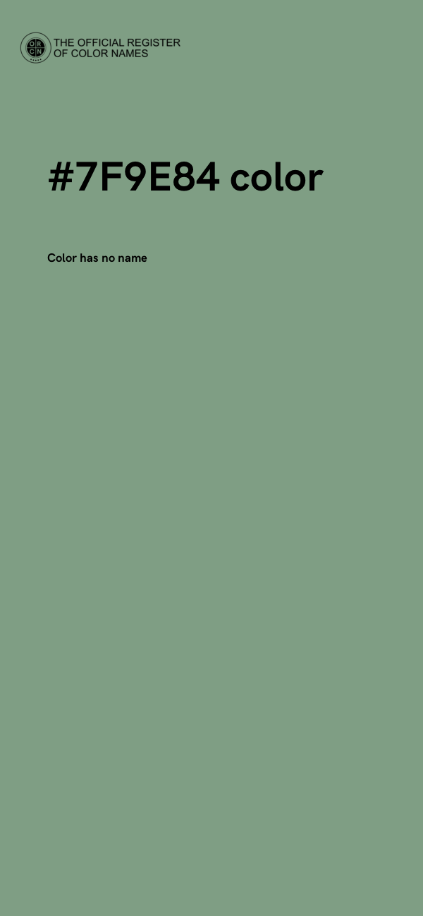 #7F9E84 color image