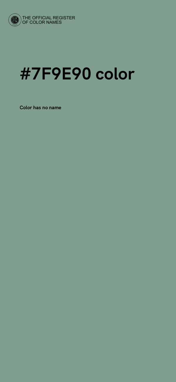 #7F9E90 color image