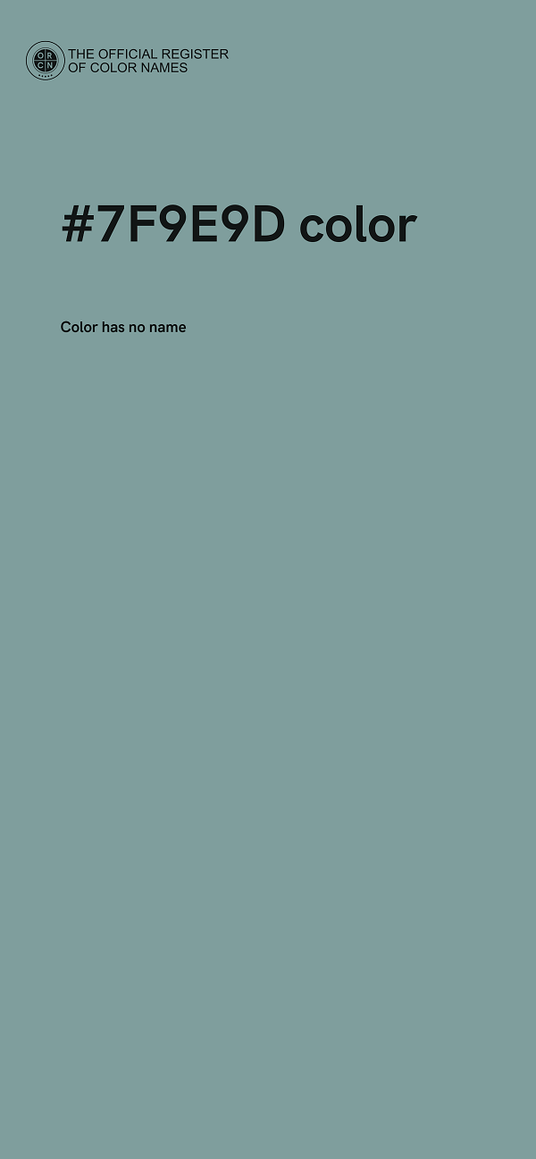 #7F9E9D color image