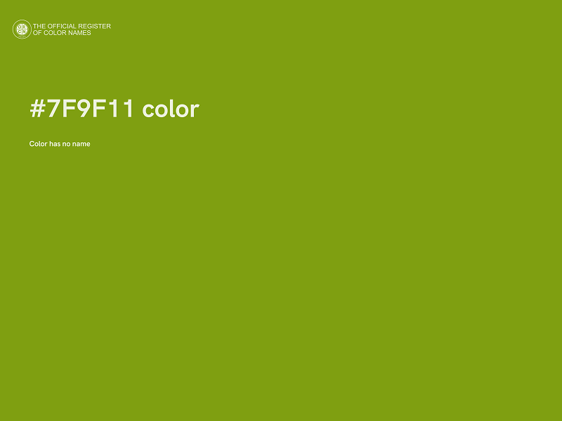 #7F9F11 color image