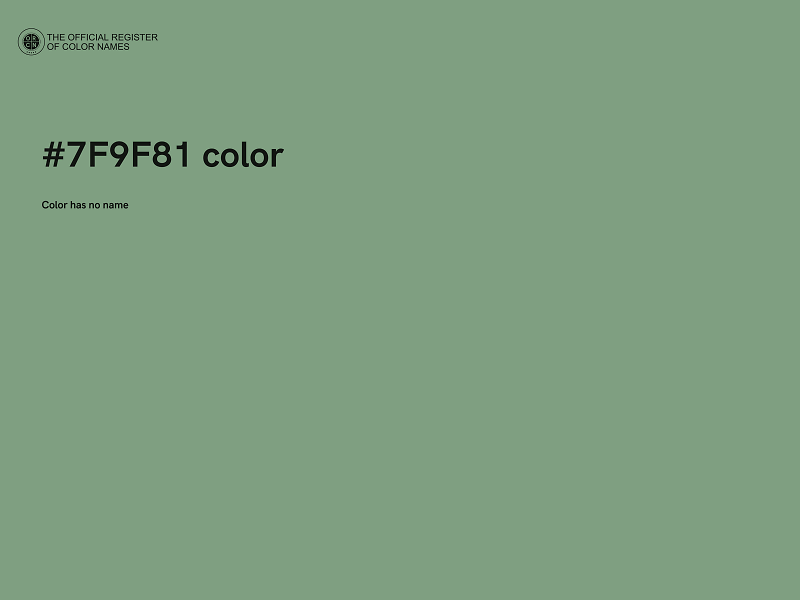 #7F9F81 color image