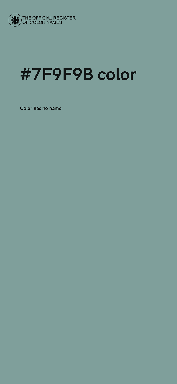 #7F9F9B color image