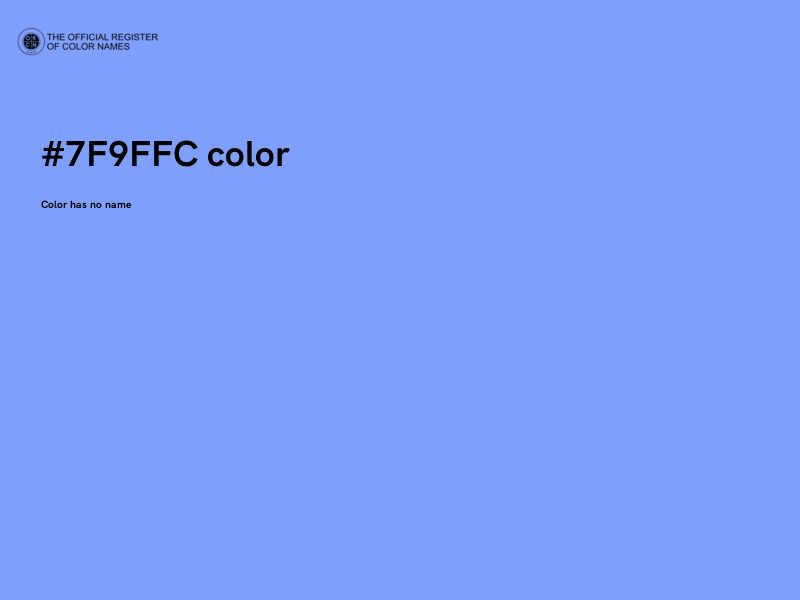 #7F9FFC color image