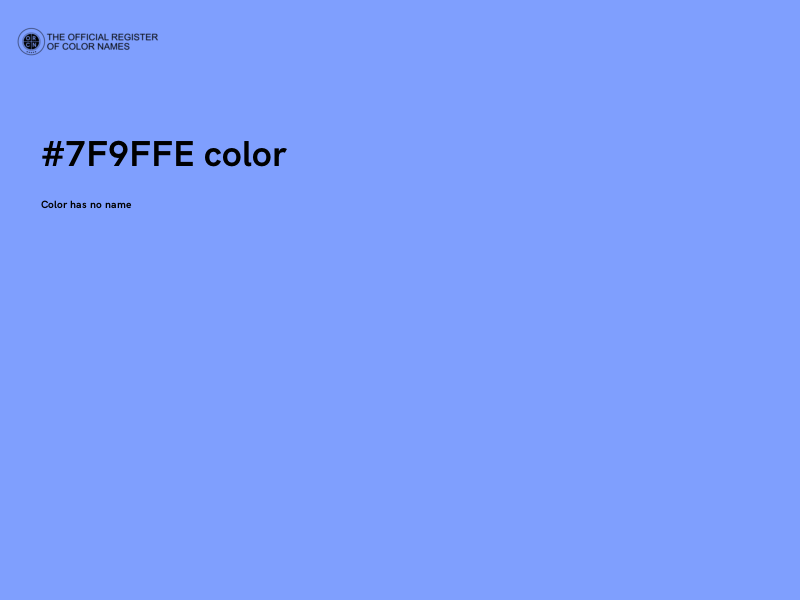 #7F9FFE color image