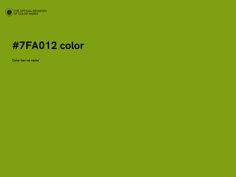 #7FA012 color image